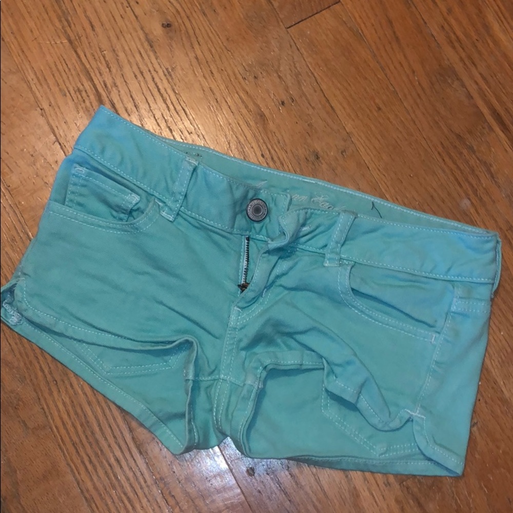 Mint AE denim shorts